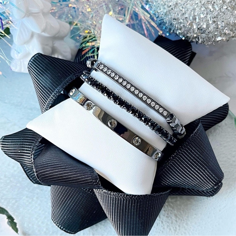 Park Lane Authentic Jet Micro Impression Bracelet! BNIB!! - Picture 2 of 7